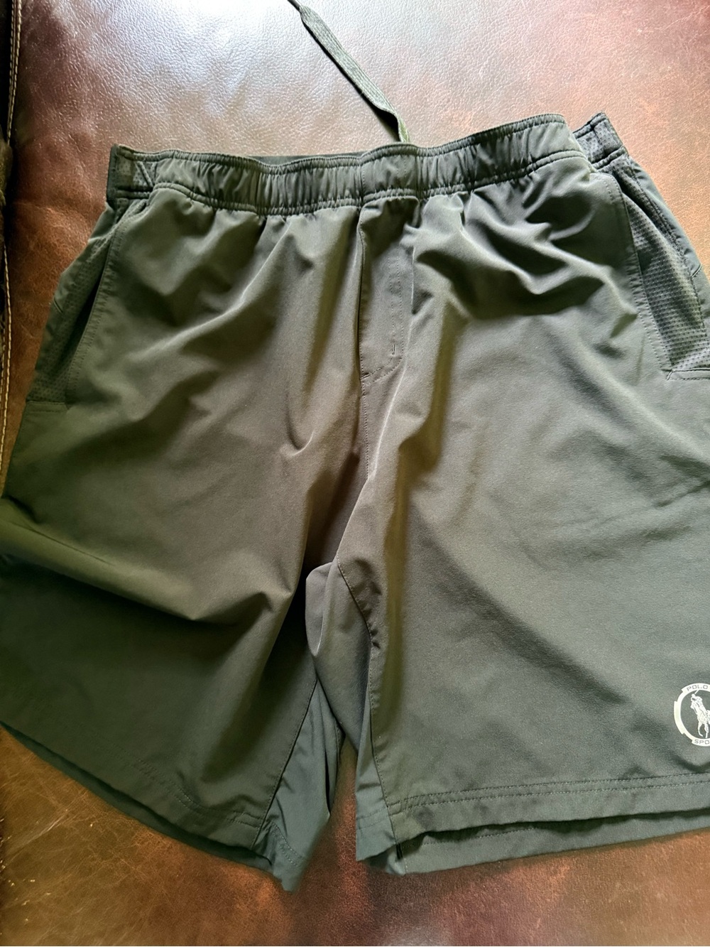Ralph Lauren Polo Sport Black Athletic Shorts - Picture 2 of 4
